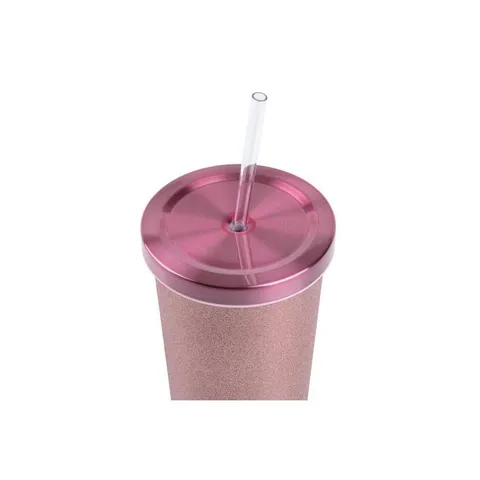 Glitter 24 oz. Stainless Steel Blush Pink Chilly Tumbler