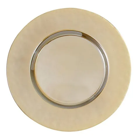 13 in. Luster Gold Glass Charger (Set of 4)