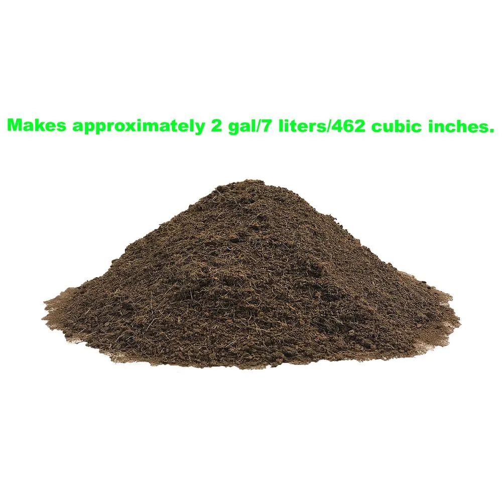 Viagrow 1.4 lbs. Premium Soilless Coconut Coir Brick Grow Media (12-Pack), photo 6 of 9