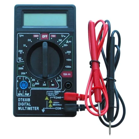 Digital Multimeter Conveniently Measures Floor Heating System Resistance as Required by Warranty