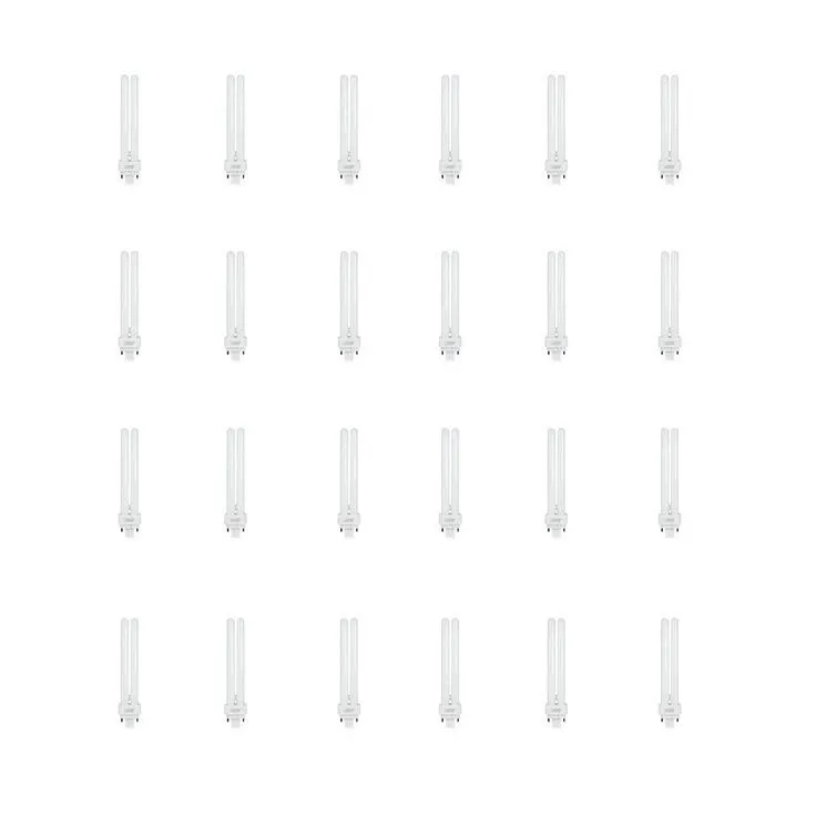 26W Equiv PL CFLNI Quad Tube 4-Pin Plug-in G24Q-3 Base Compact Fluorescent CFL Light Bulb, Bright White 3500K, photo 9 of 10