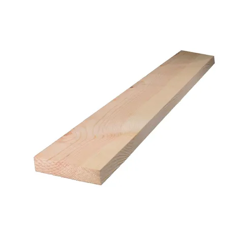 1 in thick · 4 in wide · 6 ft long Pine Board