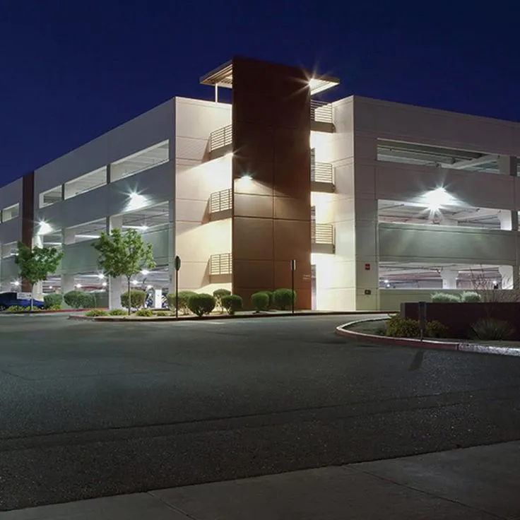 Commercial Electric Commercial 450-Watt Equivalent Integrated Outdoor LED Wall Pack, 6800 Lumens, Dusk to Dawn Outdoor Security Light, photo 11 of 11