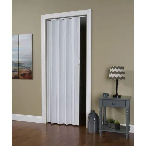 Homestyle Regent Vinyl Accordion Door, 36" x 80", White, photo 4 of 4