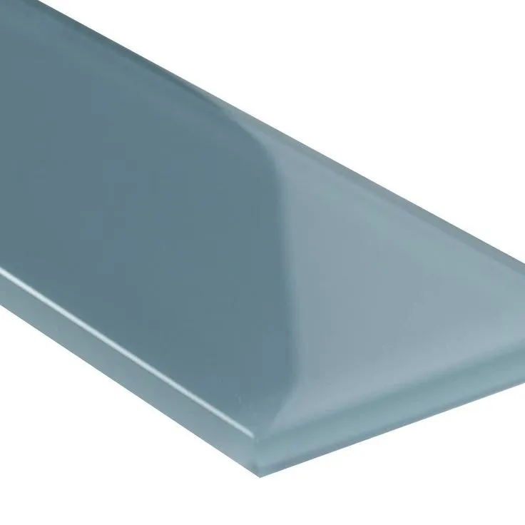 MSI Harbor 3 in. x 9 in. x 8mm Glossy Glass Gray Subway Tile (3.8 sq. ft. / case), photo 3 of 5