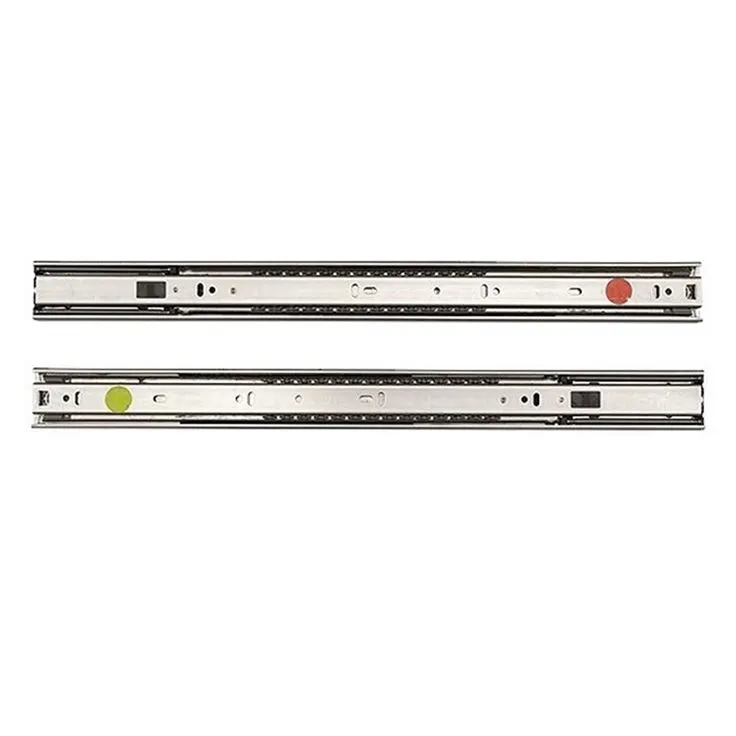20 in. Stainless Steel Full Extension Side Mount Ball Bearing Soft-Close Drawer Slide Set (1-Pair), photo 2 of 3