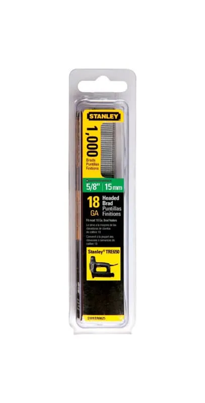 18-Gauge 5/8 in. Steel Brad Nails (1,000-Pack)