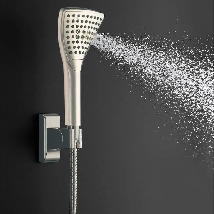 PULSE ShowerSpas 6-spray 8 in. High Pressure Dual Shower Head and Handheld Shower Head with Body spray in Brushed-Nickel, photo 6 of 10