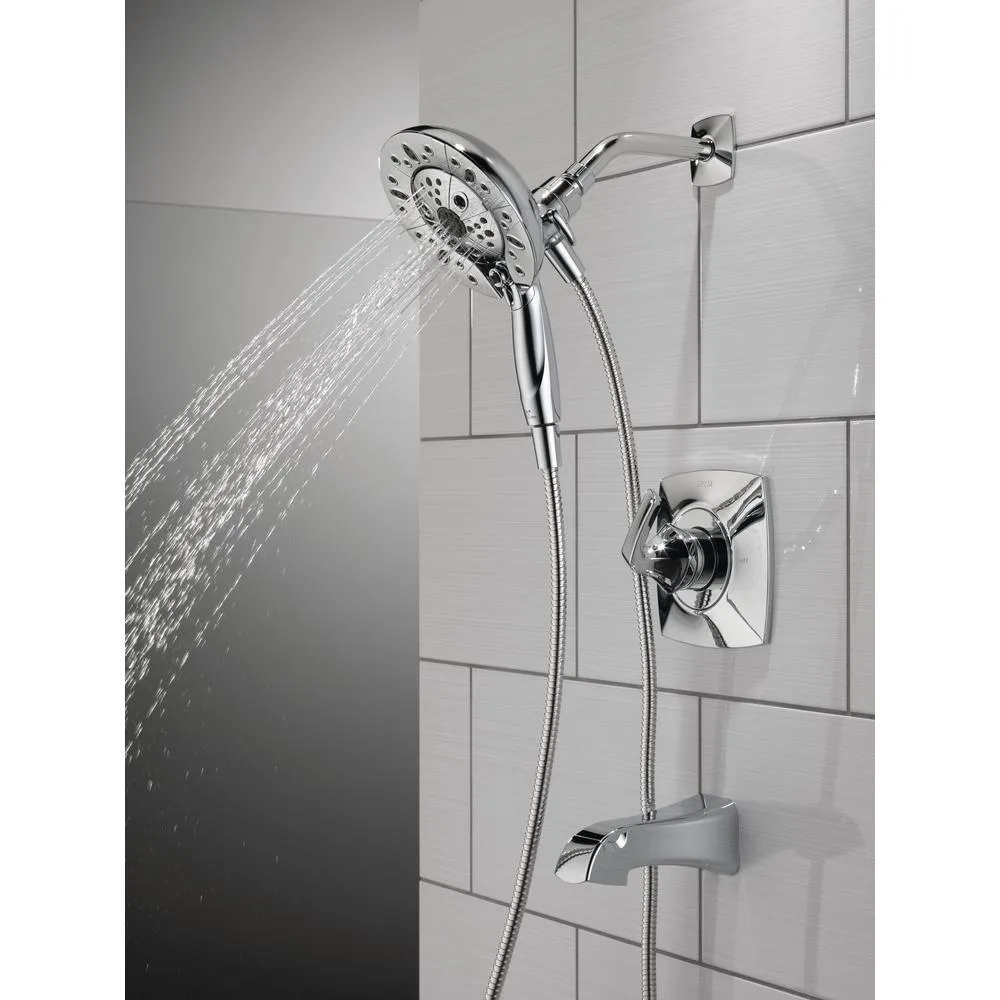 Vesna In2ition 2-in-1 Single-Handle 5-Spray Tub and Shower Faucet in Chrome (Valve Included), photo 10 of 16