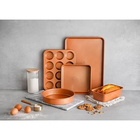 Copper Non-Stick Ti-Ceramic Ultimate Bakeware Set