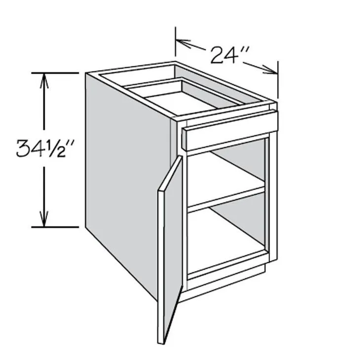 allen + roth Aveley 21-in W x 34.5-in H x 24-in D Linen Maple Door and Drawer Base Semi-Custom Cabinet, photo 3 of 4