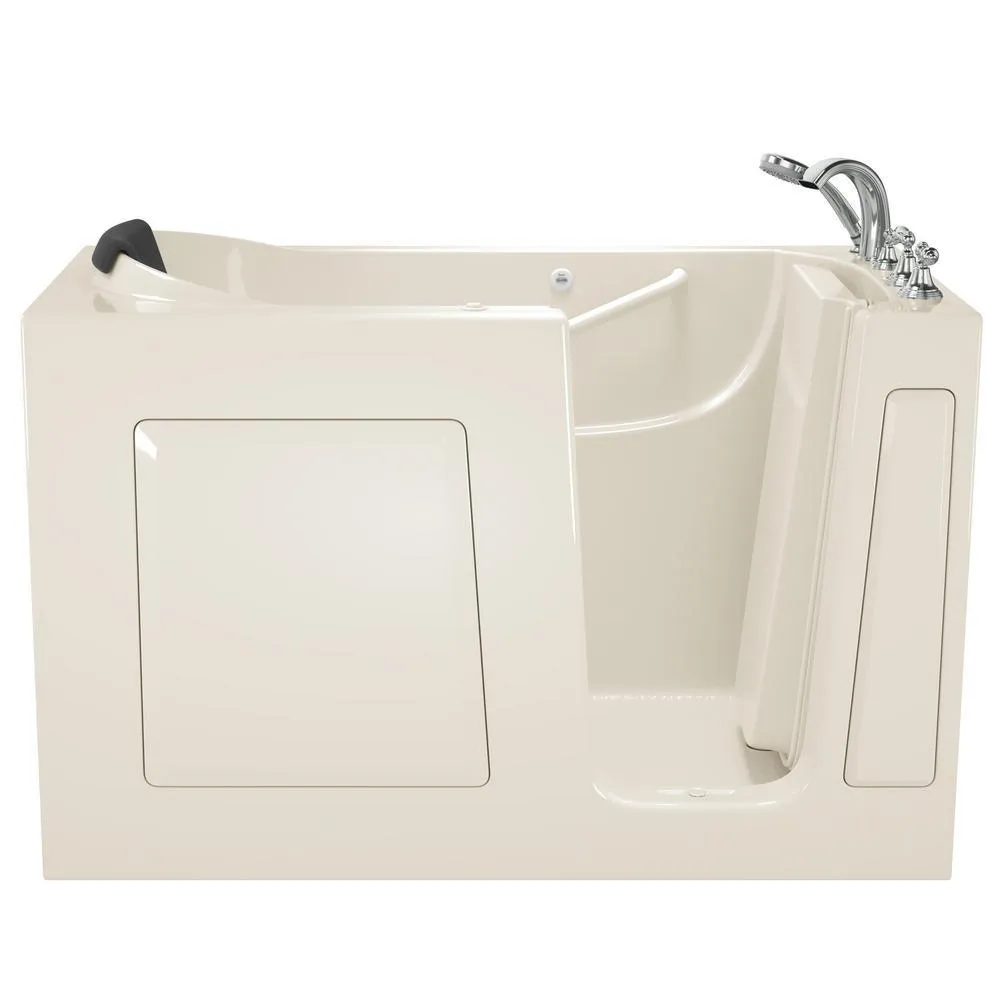Gelcoat Premium Series 60 in. Right Hand Walk-In Whirlpool Bathtub in Linen, photo 4 of 16