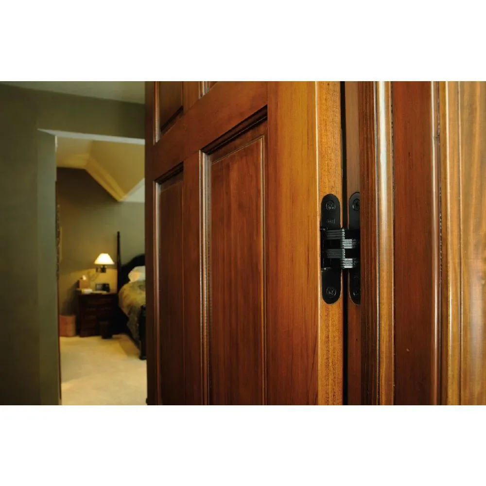 1-1/8 in. x 4-5/8 in. Satin Brass Invisible Hinge, photo 3 of 14