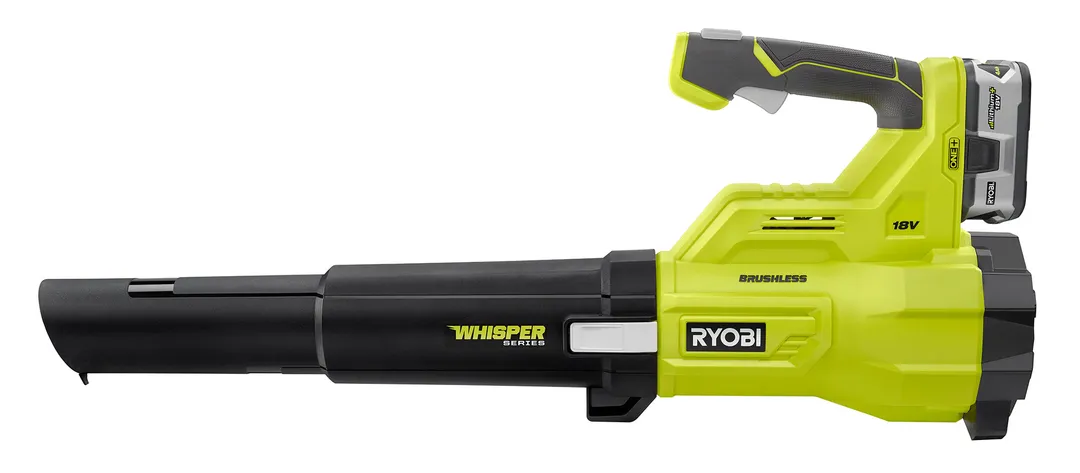RYOBI 110 MPH 410 CFM 18V ONE+ Brushless Cordless Jet Fan Blower Kit with 4Ah Battery and Charger, photo 4 of 8