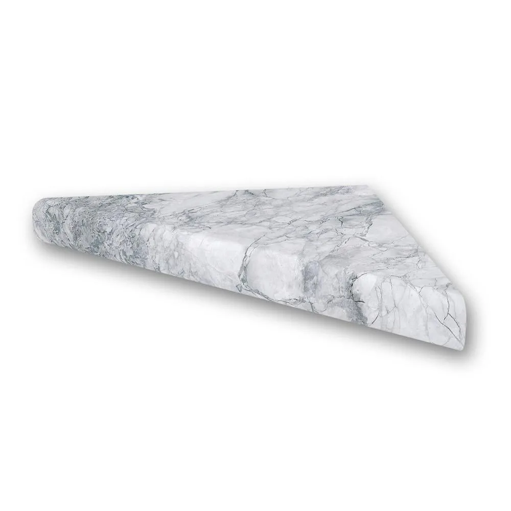 15 in. Corner Shelf Niche in Calacatta White, photo 6 of 22