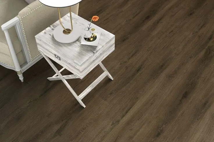 Style Selections  Tudor Oak 12-mil x 7-in W x 48-in L Water Resistant Interlocking Luxury Vinyl Plank Flooring, photo 6 of 8
