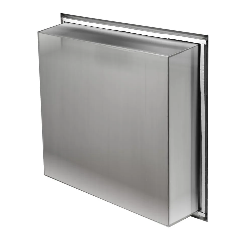16 in. x 16 in. x 4 in. Niche in Polished Stainless Steel, photo 6 of 8