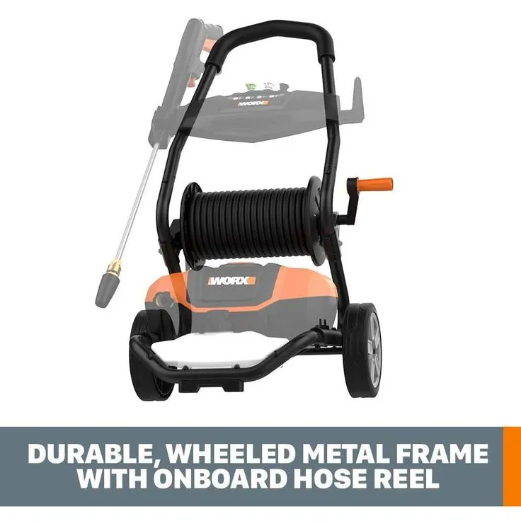 Worx 1600 PSI 1.3 GPM 13 Amp Cold Water Electric Pressure Washer, Portable with Soap Tank, photo 7 of 8