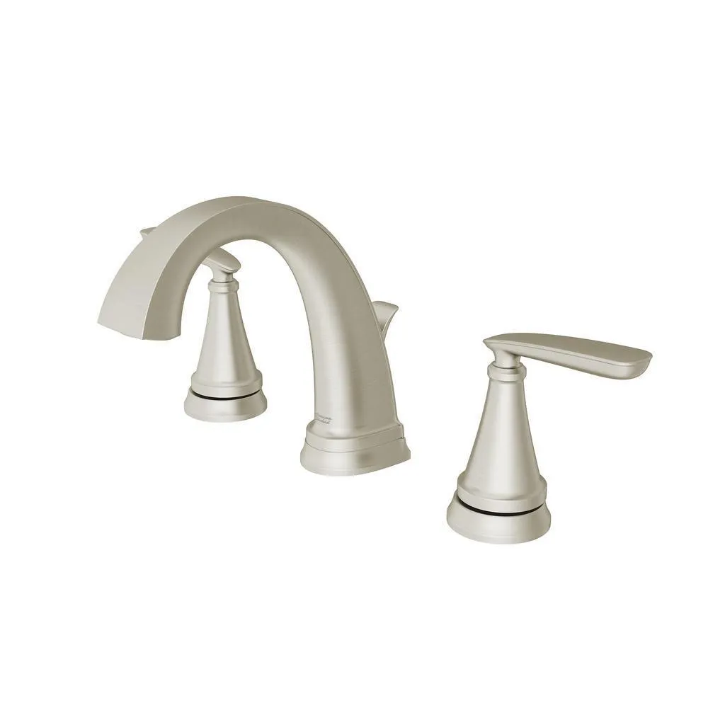 Somerville 8 in. Widespread Bathroom Faucet and Single-Handle 3-Spray Tub and Shower Faucet Set in Brushed Nickel, photo 5 of 5