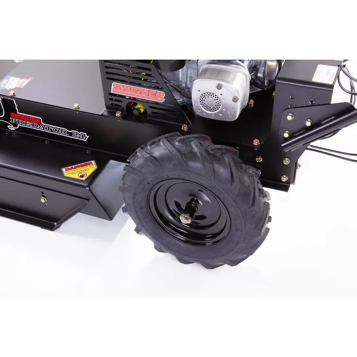 Swisher Predator 24 in. 11.5 HP 4-Speed Briggs & Stratton Gas Recoil Start Self-Propelled Walk Behind Brush Cutter Mower, photo 10 of 10