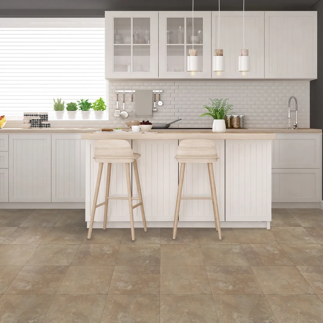 Achim Nexus Self-Adhesive Vinyl Floor Tile, Light Slate Marble, 12 x 12 in, 1.2 mm Thick, 20 Tiles (Covers 20 sq ft), photo 7 of 8
