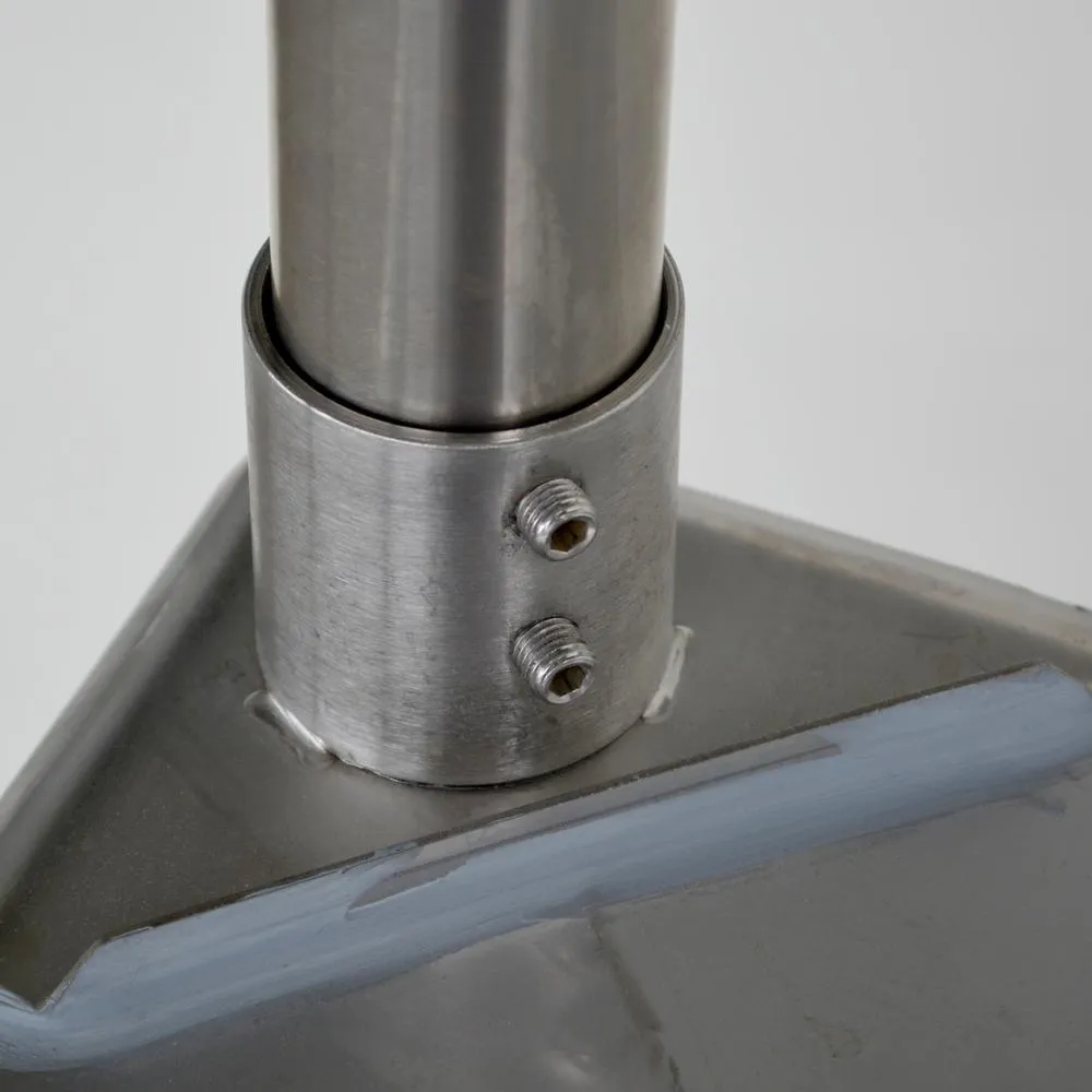 AmeriHome 21.5 in. x 24 in. Stainless Steel Utility Wall Mount Sink with Single Hole for Faucet, photo 5 of 10