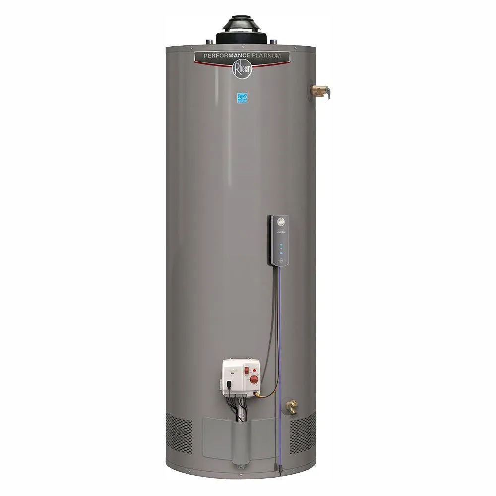 Performance Platinum 50 Gal. Tall 12 Year 40,000 BTU Natural Gas ENERGY STAR Tank Water Heater with WiFi Module Included, photo 8 of 8