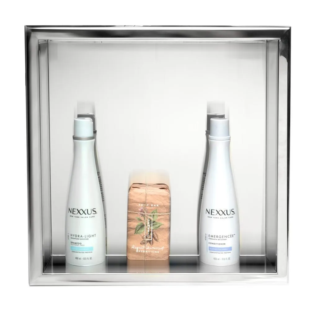 16 in. x 16 in. x 4 in. Niche in Polished Stainless Steel, photo 7 of 8