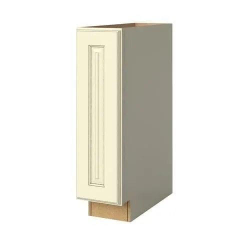 allen + roth Annscroft 9-in W x 34.5-in H x 24-in D Hazelnut Maple Door Base Semi-Custom Cabinet, photo 7 of 8