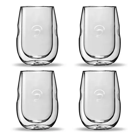 Moderna Artisan Series Double Wall Insulated Wine and Beverage Glasses