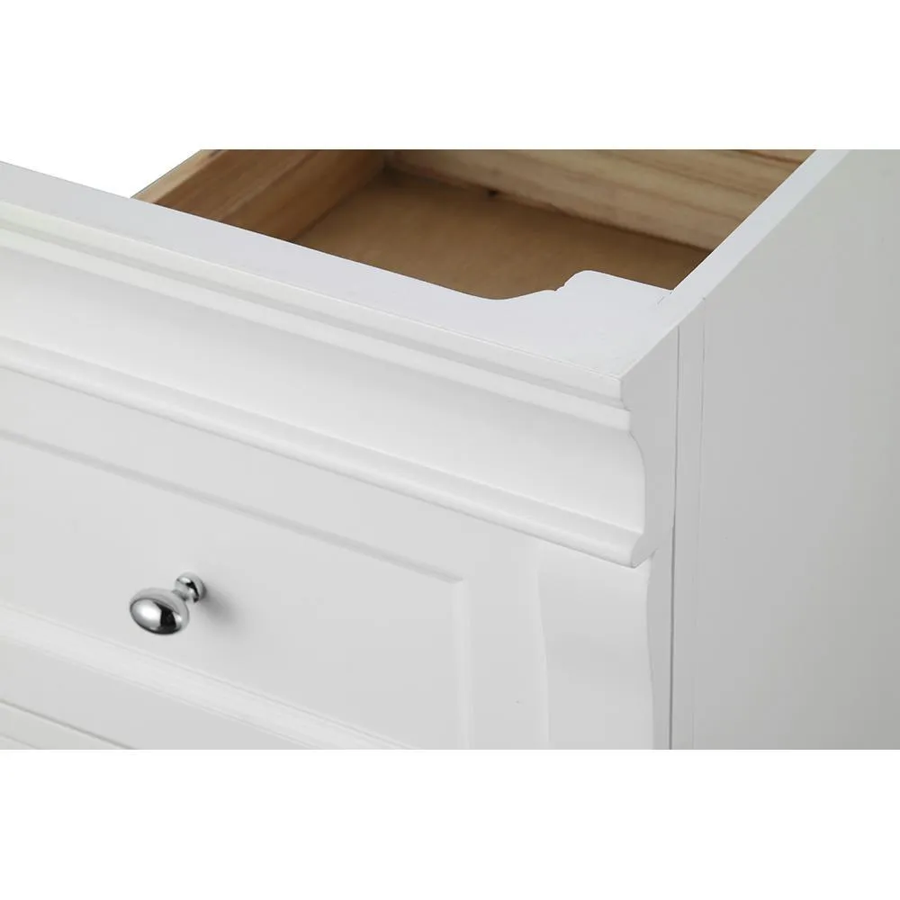 Naples 36 in. W Bath Vanity Cabinet Only in White with Right Hand Drawers, photo 3 of 42