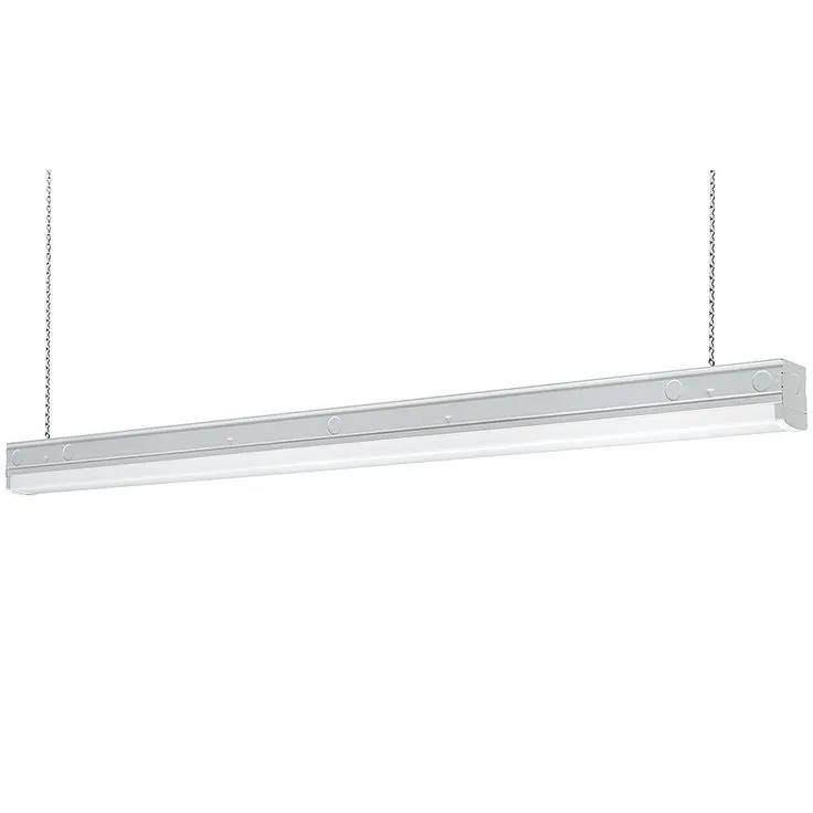 4 ft. 220-Watt Equivalent Integrated LED White Commercial Strip Light Fixture 4000K High Output 5500 Lumens, photo 7 of 9