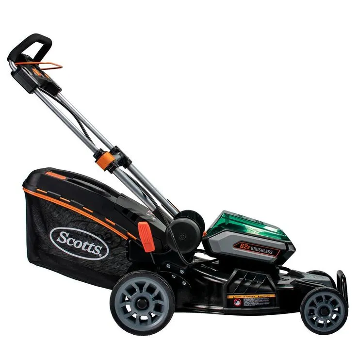 Scotts 21 in. 62-Volt Lithium-Ion Cordless Battery Walk Behind Push Mower with 5 Ah Battery and Charger Included, photo 6 of 10