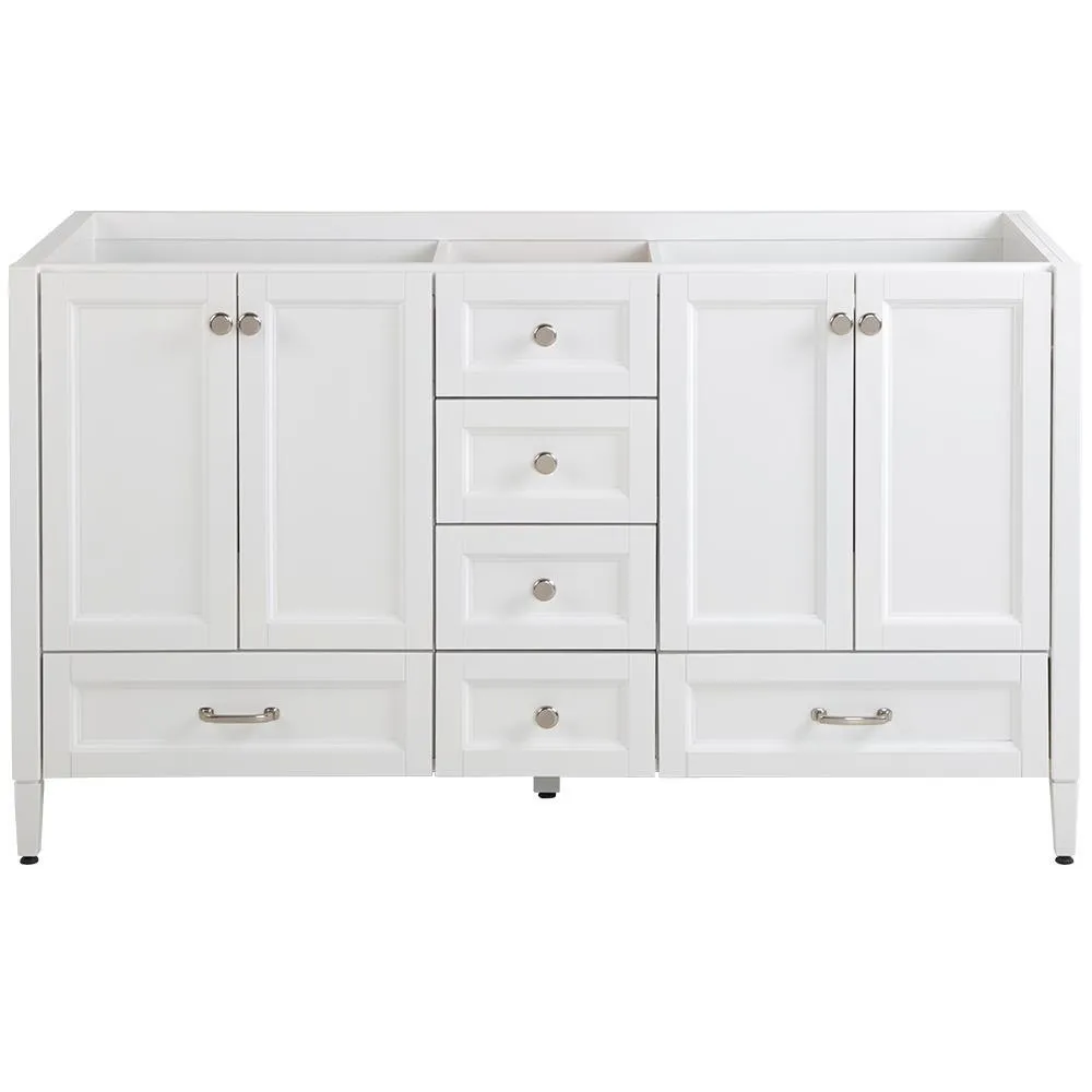Claxby 48 in. W x 34 in H x 22 in. D Bath Vanity Cabinet Only in Cream, photo 24 of 34
