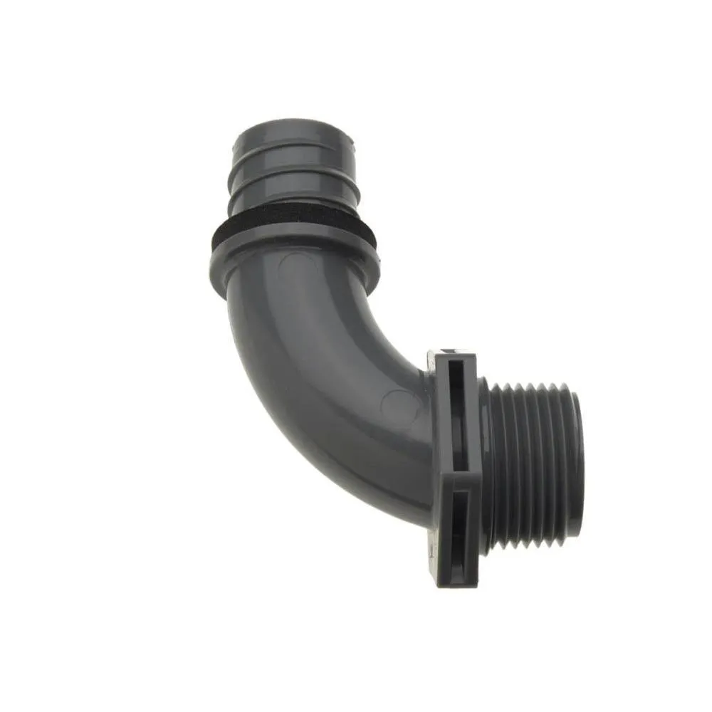 1/2 in. 90 Degree Non-Metallic Liquid Tight 1-Piece PVC Fitting (Case of 20), photo 3 of 4