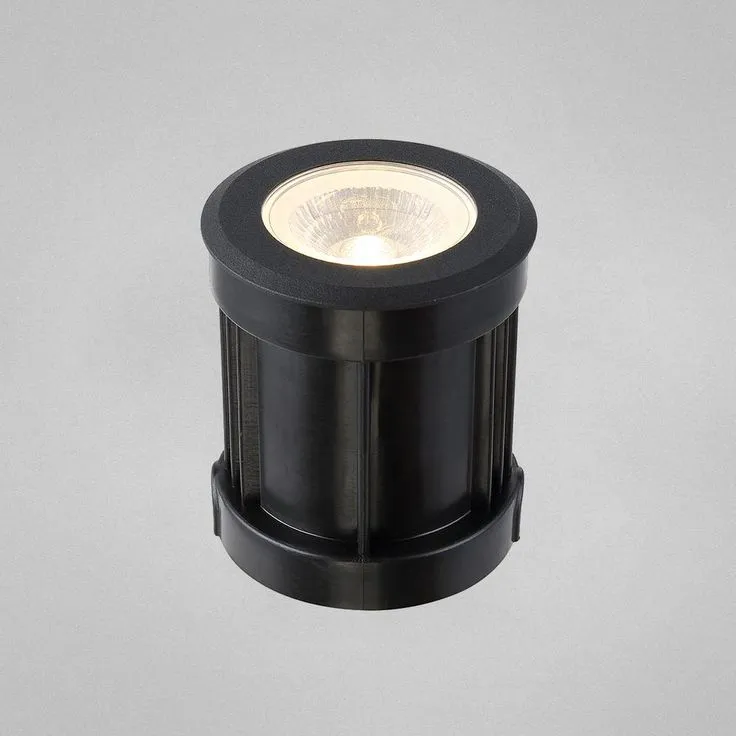 Eurofase 10-Watt Black Aluminum Body Outdoor Integrated LED Landscape Well Light, photo 4 of 6