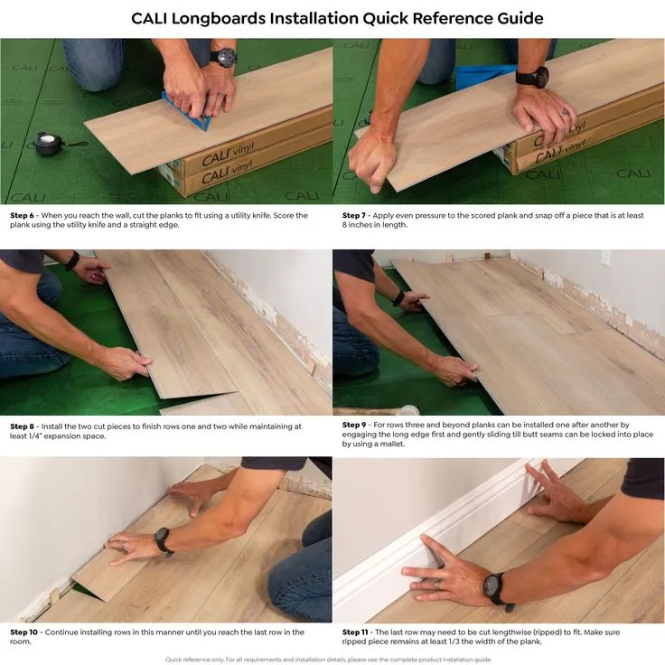 CALI Longboards Oceanic Oak Gray 20-mil x 9-in W x 70-in L Waterproof Interlocking Luxury Vinyl Plank Flooring (26.62-sq ft/ Carton), photo 2 of 11