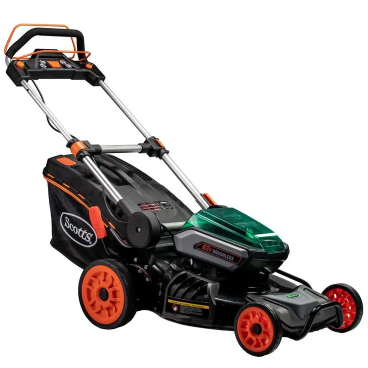 Scotts 21 in. 62-Volt Lithium-Ion Cordless Self-Propelled Walk Behind Mower with 4 Ah and 2.5 Ah Battery and Charger Included, photo 3 of 9