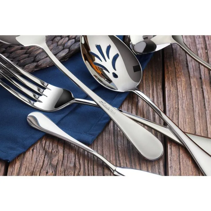 Rain 103-Piece 18/10 Stainless Steel Flatware Set Service for 12, photo 4 of 7