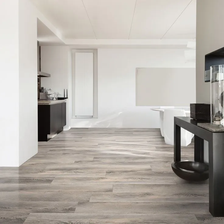 CALI Longboards Oceanic Oak Gray 20-mil x 9-in W x 70-in L Waterproof Interlocking Luxury Vinyl Plank Flooring (26.62-sq ft/ Carton), photo 4 of 11