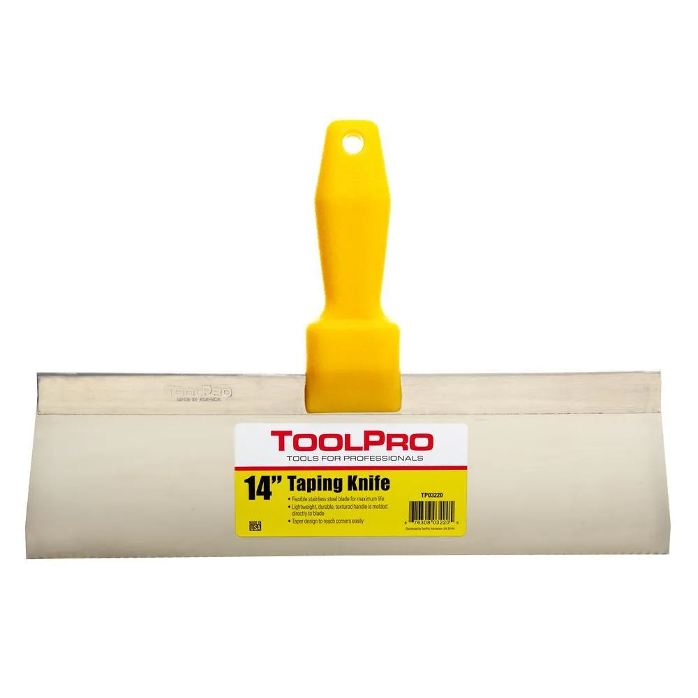 ToolPro 12 in. Stainless Steel Taping Knife, photo 3 of 5