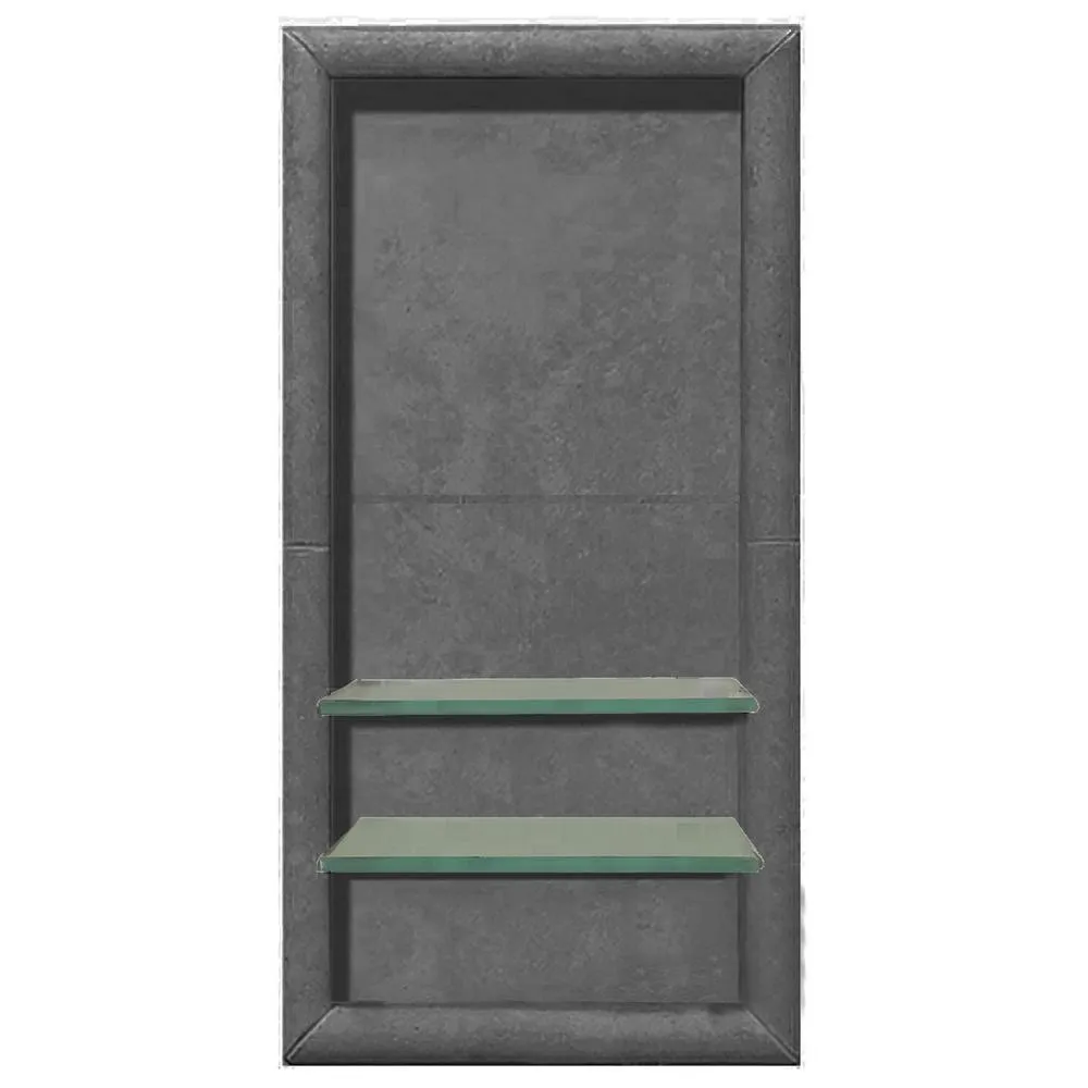 American Bath Factory Full Tile 12 in. x 4 in. x 24 in. Shower Niche in Portland Cement, photo 4 of 5