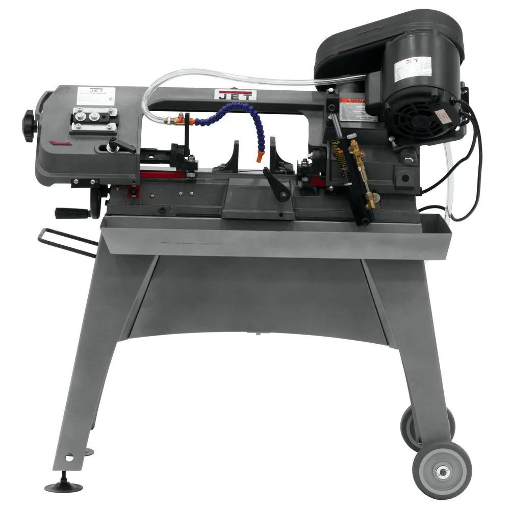 1/2 HP 5 in. x 8 in. Wet Metalworking Horizontal Band Saw with Rolling Stand, 3-Speed, 115-Volt, J-3230, photo 4 of 6