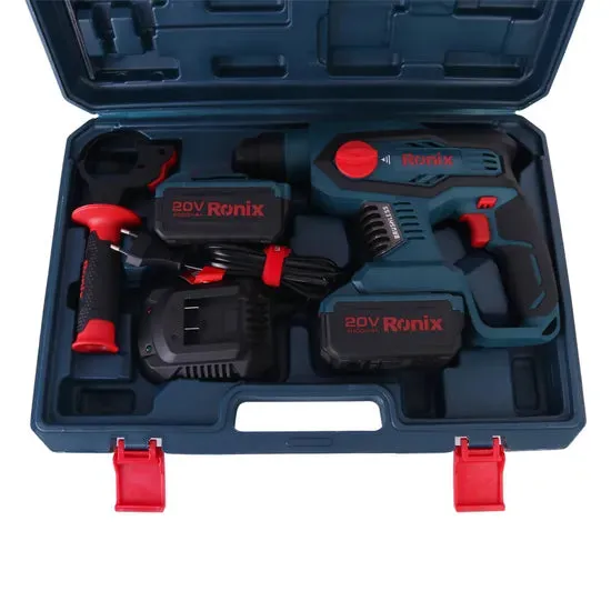 RONIX 2023 Ronix 8910 Product Brushless Rotary Hammer Kit 22mm 1400rpm Impact Drill, photo 3 of 6