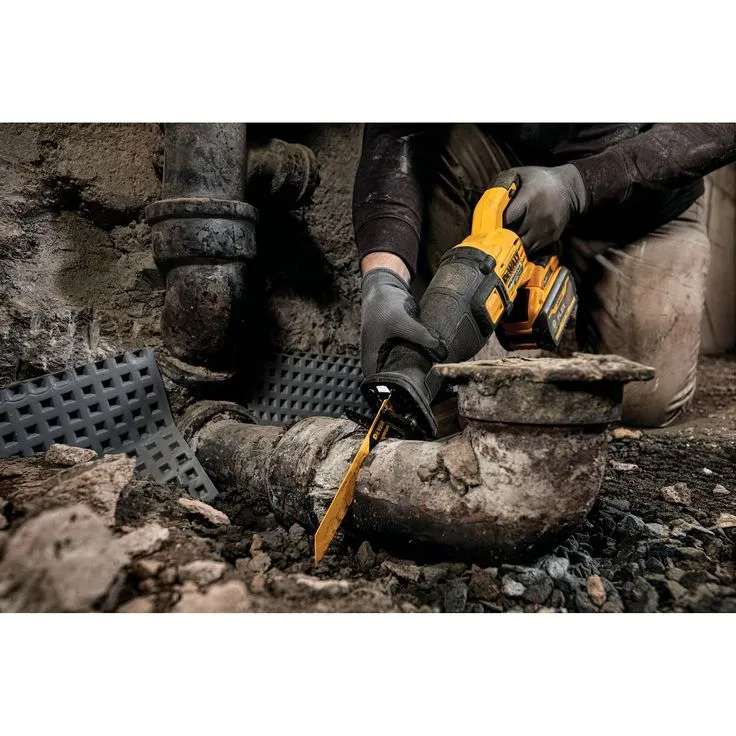 DEWALT FLEXVOLT 60-Volt MAX Lithium-Ion Cordless Brushless Reciprocating Saw with (2) Batteries and Bonus 1/2 in. Impact Wrench, photo 6 of 8