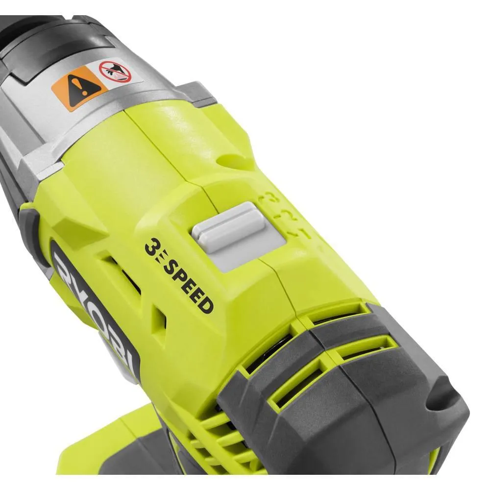 RYOBI ONE+ 18V Cordless 1/2 in. Impact Wrench, Inflator, LED Light Kit w/(1)4.0Ah, (1)1.5Ah Battery, Bag, Charger Not Included, photo 4 of 15