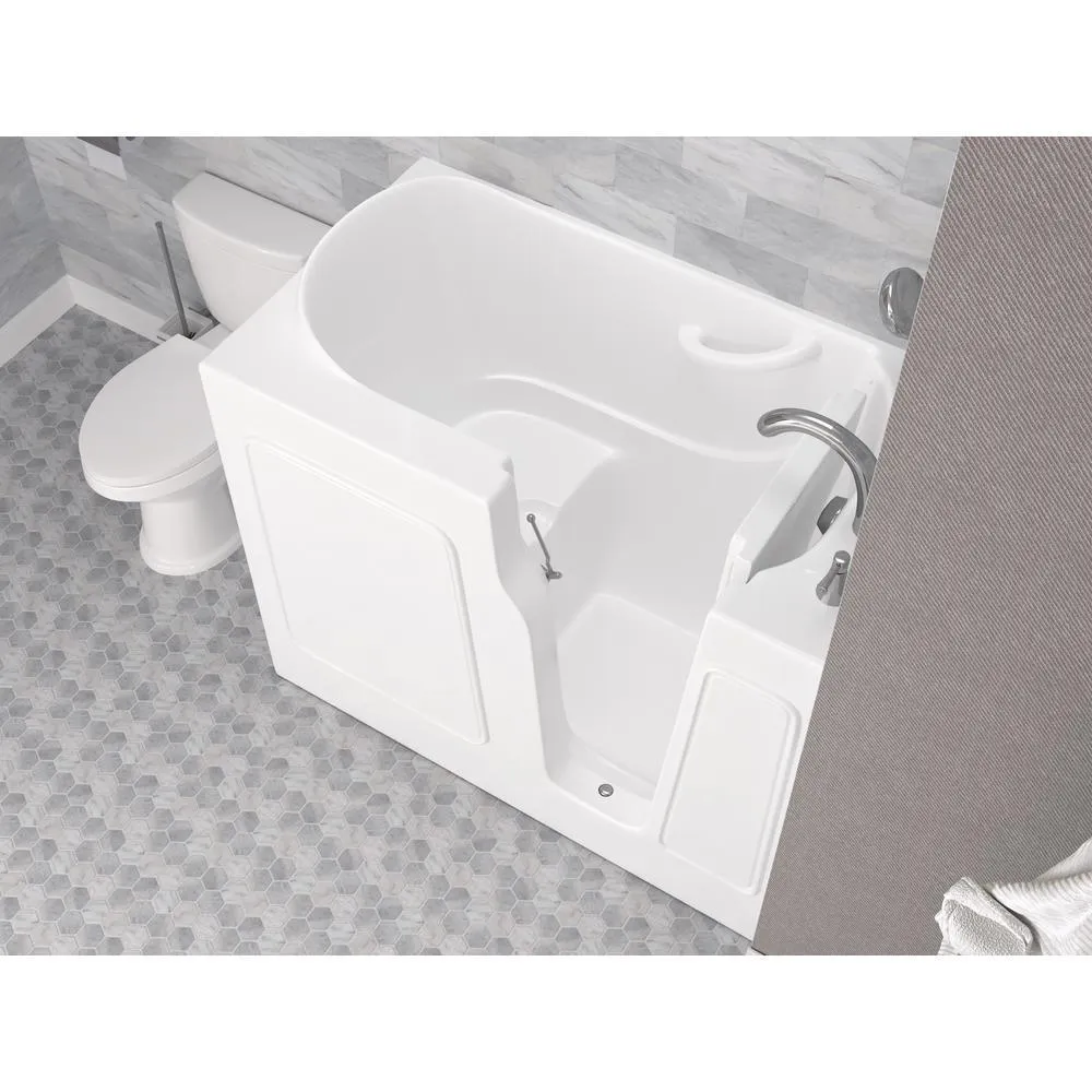 Universal Tubs HD Series 26 in. x 46 in. Right Drain Quick-Fill Walk-In Soaking Bathtub in White, photo 8 of 22