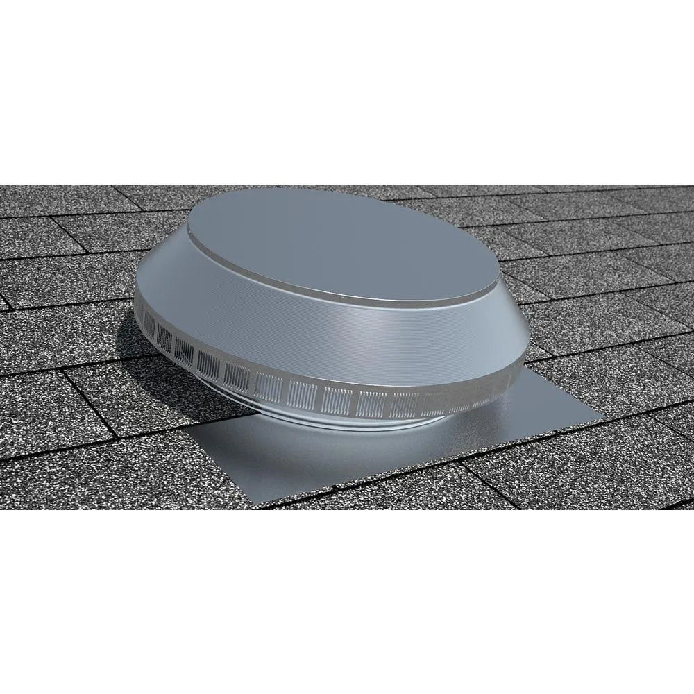 Active Ventilation 14 in. Dia Aluminum Roof Louver Exhaust Vent in Mill Finish, photo 11 of 12