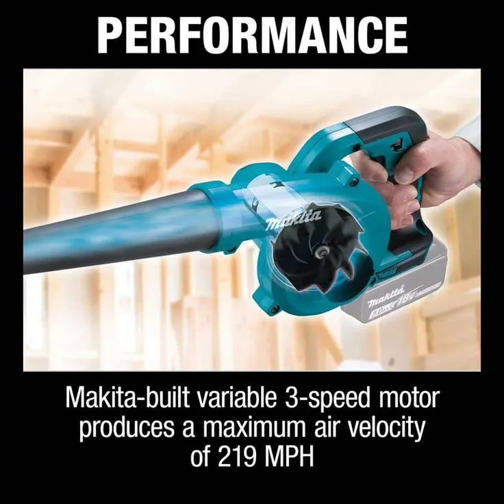 Makita 18V LXT Lithium-Ion Cordless Variable Speed Blower (Tool-Only), photo 3 of 10
