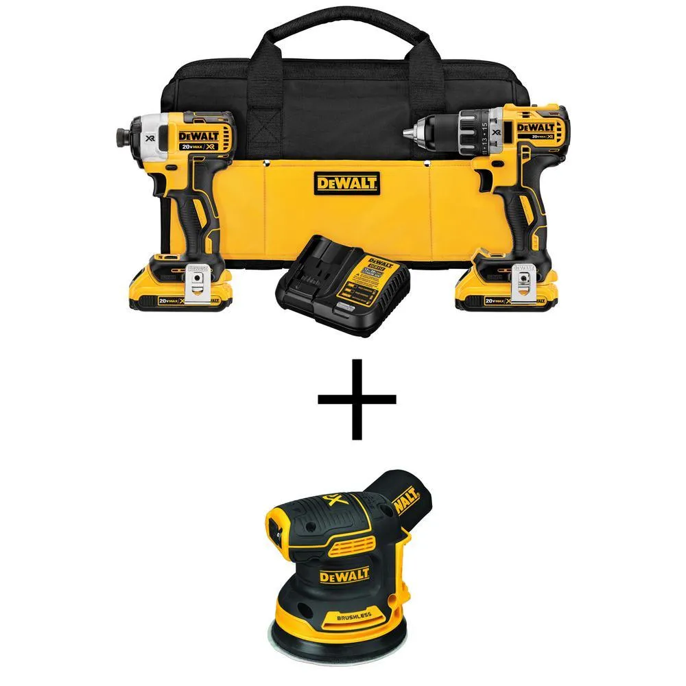 DEWALT 20-Volt Max Lithium-Ion Cordless Combo Kit (10-Tool) w/ (2) Batteries 2.0Ah, Charger & Tool Bag, photo 31 of 41